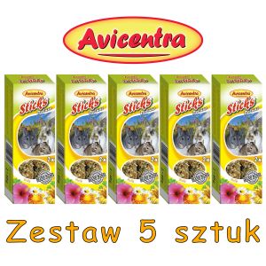 Sticks Deluxe Króliki i Gryzonie: zioła ZESTAW 5 SZTUK
