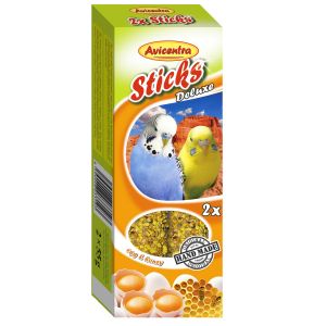 Sticks Deluxe Papużka falista: jajka + miód ZESTAW 5 SZTUK