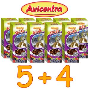 10+8 KOLB GRATIS Sticks Deluxe Króliki i Gryzonie: owoce leśne