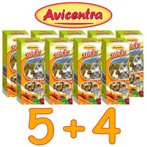 10+8 KOLB GRATIS Sticks Deluxe Króliki i Gryzonie: warzywa