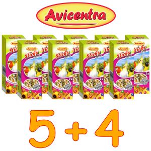 10+8 KOLB GRATIS Sticks Deluxe Średnia Papuga: witaminy miód