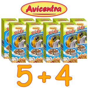 10+8 KOLB GRATIS Sticks Deluxe Duża papuga: kokos orzechy