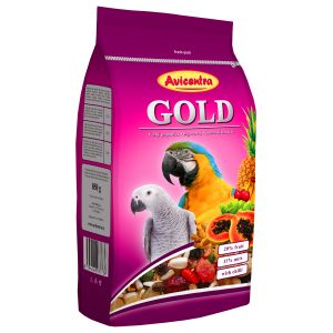 Duża papuga GOLD 850g
