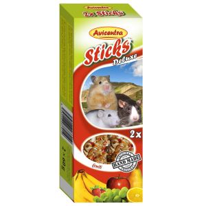 Sticks Deluxe Mały gryzoń: owoce ZESTAW 5 SZTUK