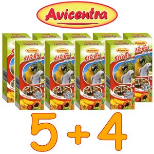 10+8 KOLB GRATIS Sticks Deluxe Duża papuga: owoce miód